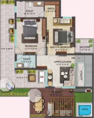 Upper Level Penthouse Plan chintamani Floor Plan Upper Level Penthouse Plan