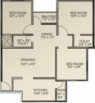 Santosh Shaan 3 (3BHK+2T (670 sq ft) 670 sq ft) Santosh Shaan 3 (3BHK+2T (670 sq ft) 670 sq ft)