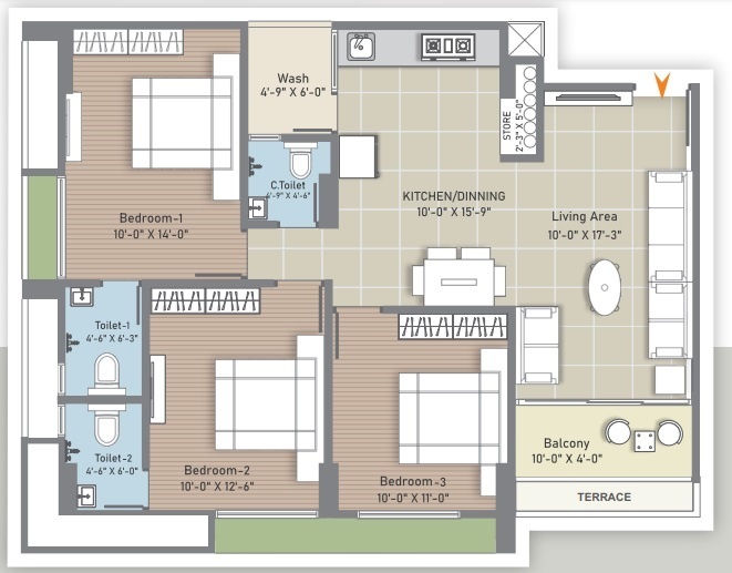  dutt paradise Floor Plan Floor Plan