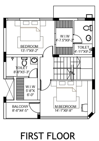 emerald aaranya phase 1 Floor Plan First Floor Plan