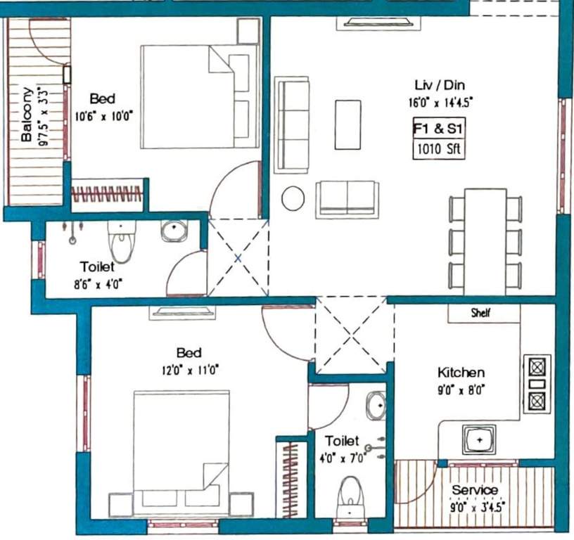  casa residences Floor Plan Floor Plan