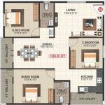 BM Happy Valley (3BHK+2T (1,360 sq ft) 1360 sq ft) BM Happy Valley (3BHK+2T (1,360 sq ft) 1360 sq ft)