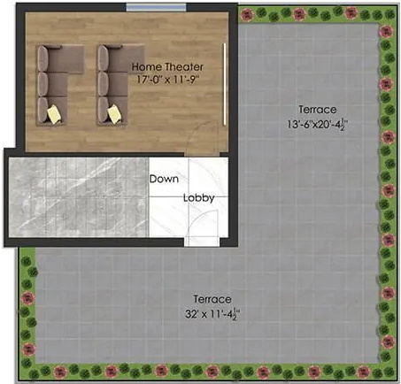 Second Floor Plan urban commune villas Floor Plan Second Floor Plan