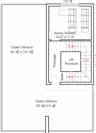  urban commune villas Floor Plan Second Floor Plan