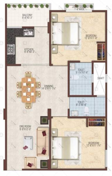  gurukripa-aaradhana Floor Plan Floor Plan