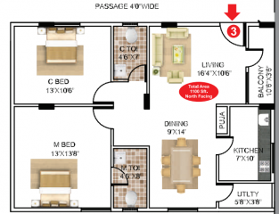 Floor Plan  happy-homes-triguna Floor Plan Floor Plan