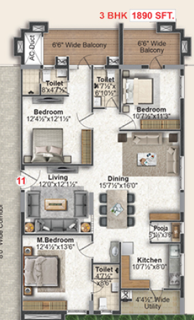  green leaves infra Floor Plan Floor Plan