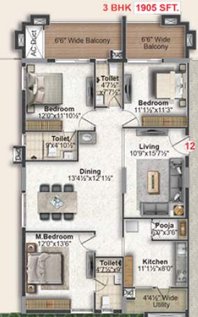  green leaves infra Floor Plan Floor Plan