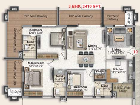 green leaves infra Floor Plan Floor Plan