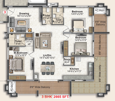  green leaves infra Floor Plan Floor Plan