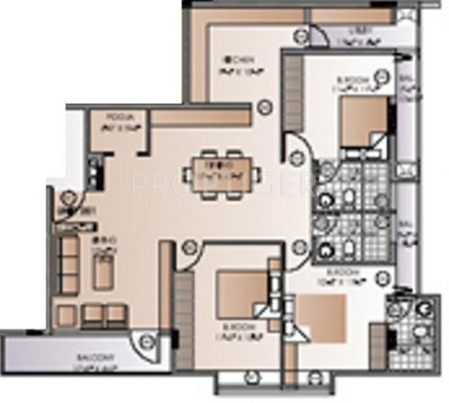 Kay Arr And Co Elphinston (3BHK+3T (1,690 sq ft) + Pooja Room 1690 sq ft)