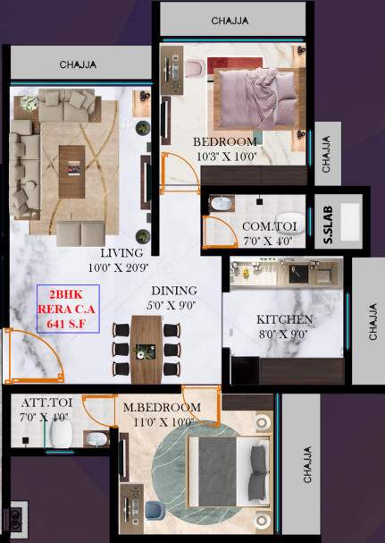  komal kounteya chsl Floor Plan Floor Plan