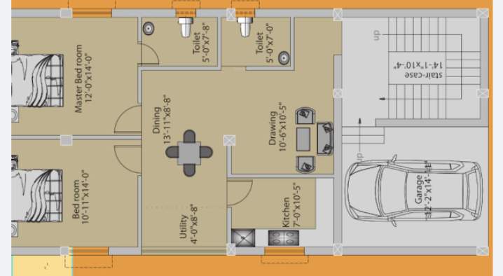  sai bibhuti avenue Floor Plan Ground Floor Plan