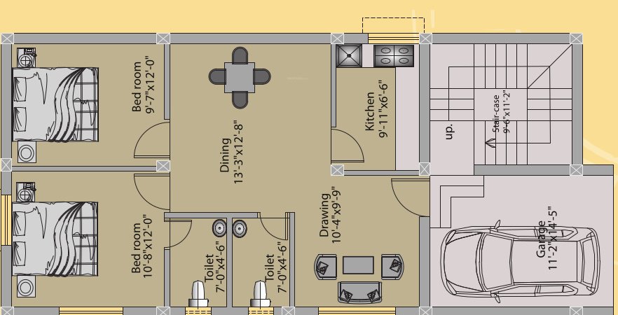  sai bibhuti avenue Floor Plan Ground Floor Plan