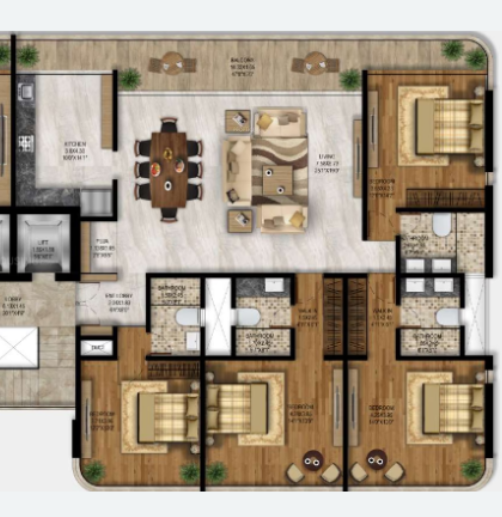  casa amanta Floor Plan Lower Level Duplex Plan