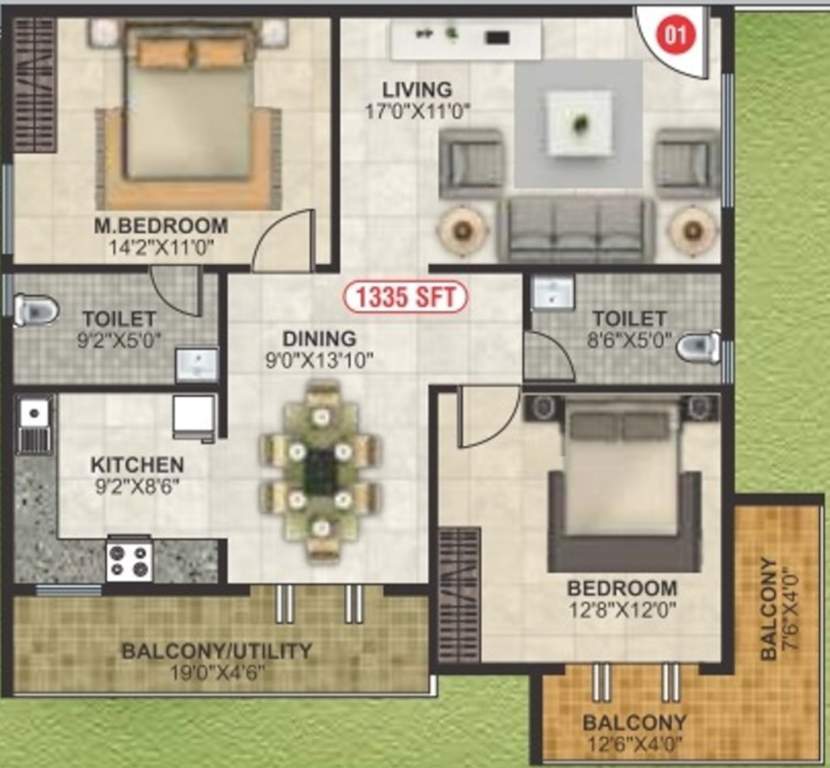 elite residency Floor Plan Floor Plan