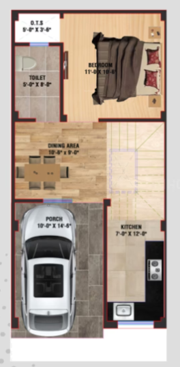  gokuldham villa Floor Plan Ground Floor Plan