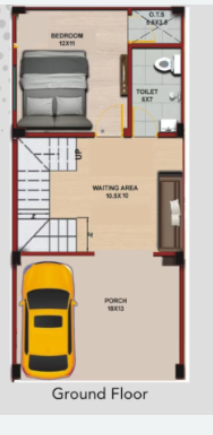  gokuldham villa Floor Plan Ground Floor Plan