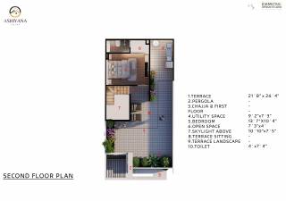  ashiyana-villas Floor Plan Second Floor Plan