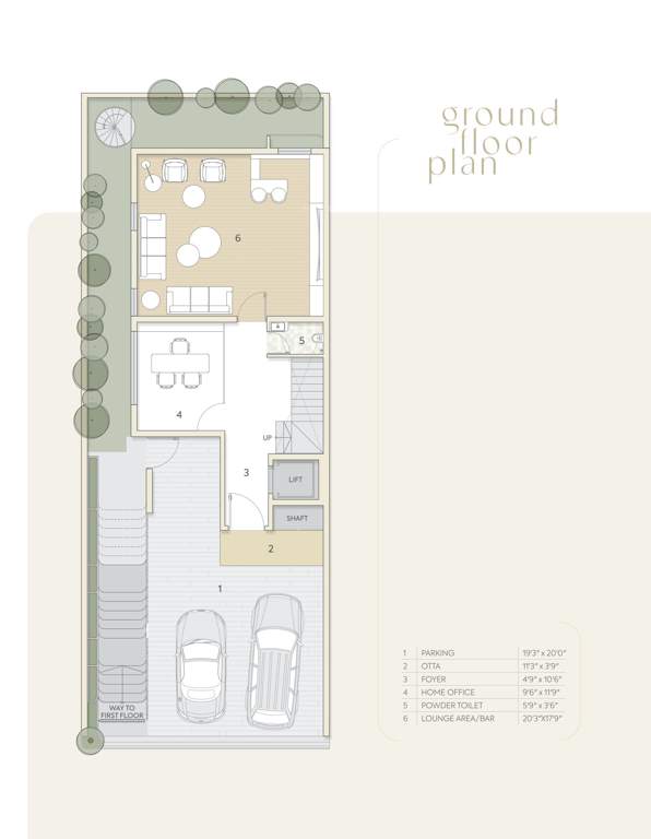  gardenia Floor Plan Ground Floor Plan
