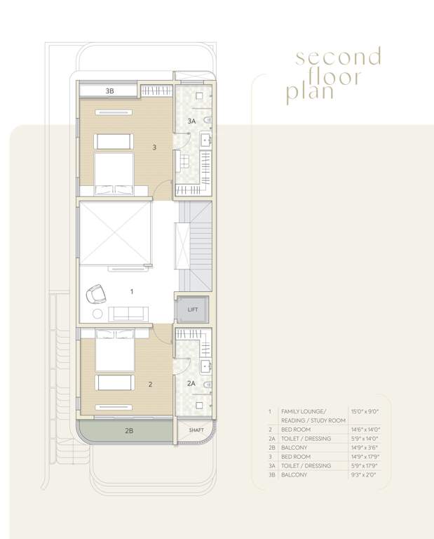  gardenia Floor Plan Second Floor Plan