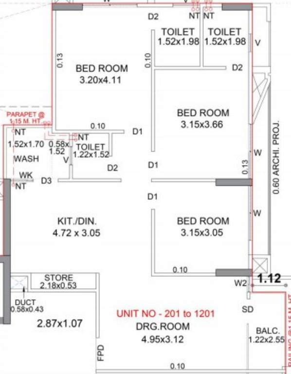  aarambh elegance Floor Plan Floor Plan
