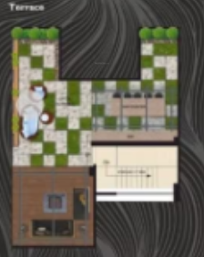  sun villas Floor Plan Terrace Floor Plan