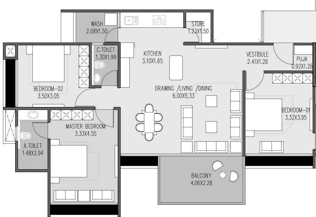  shrim leela bliss Floor Plan Floor Plan
