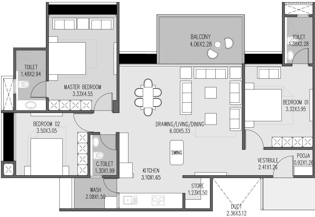  shrim leela bliss Floor Plan Floor Plan