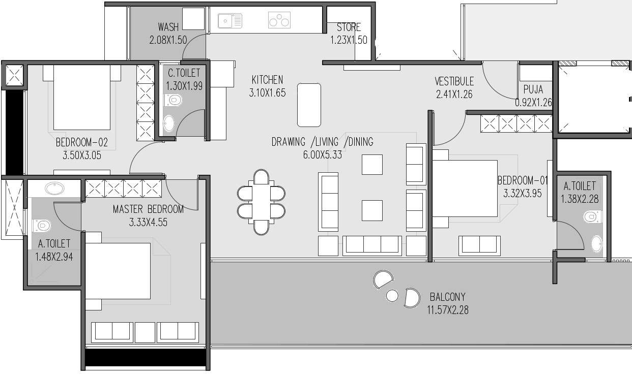  shrim leela bliss Floor Plan Floor Plan