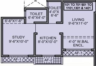  shakti-galaxy-heights Floor Plan Floor Plan
