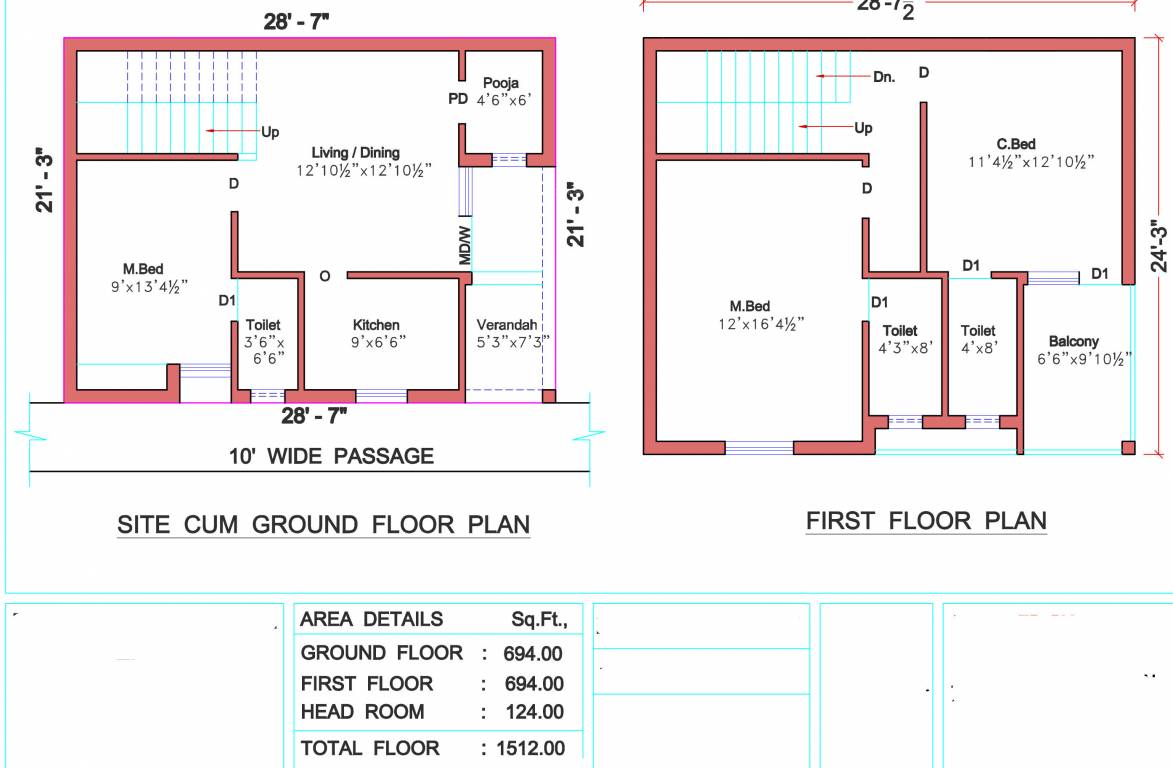  villa Floor Plan Floor Plan