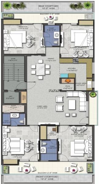  ultra-luxury-builder-floor Floor Plan Floor Plan