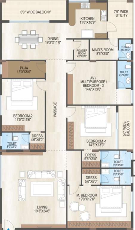  promenade Floor Plan Floor Plan