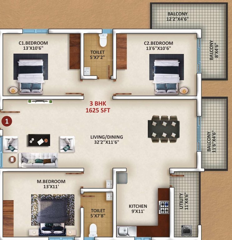  orchid Floor Plan Floor Plan