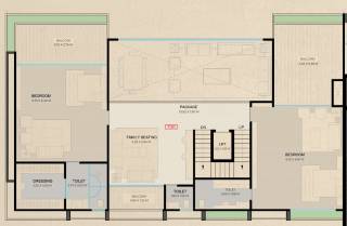 Upper Level Penthouse Plan  palace Floor Plan Upper Level Penthouse Plan