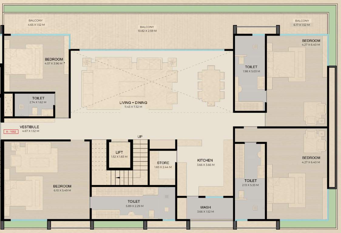  palace Floor Plan Lower Level Penthouse Plan