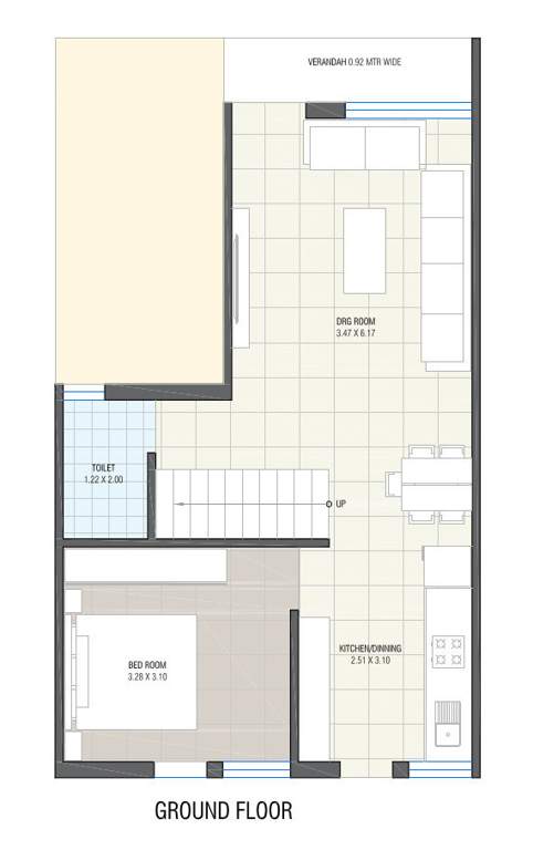  sunrise villa Floor Plan Ground Floor Plan
