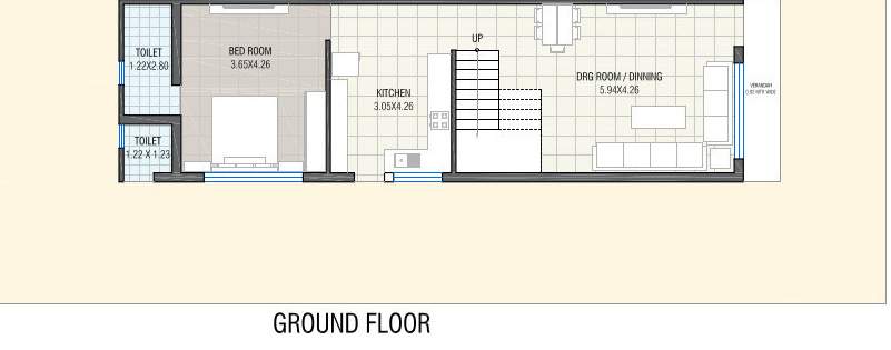  sunrise villa Floor Plan Ground Floor Plan