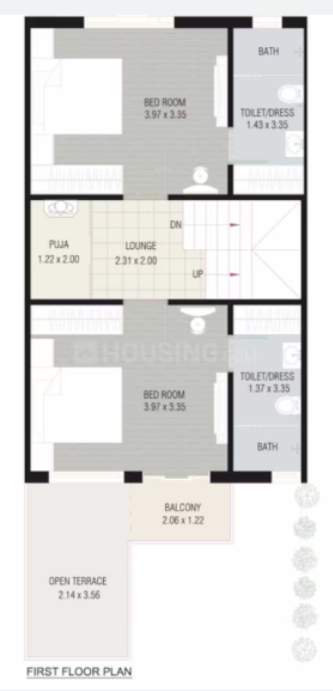 shivalay palace Floor Plan First Floor Plan