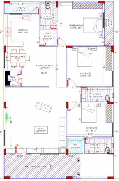  nandhi-pinnacle Floor Plan Floor Plan
