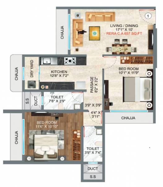  meghalok-heights Floor Plan Floor Plan