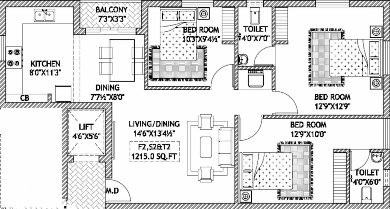  nagaliya phase 2 Floor Plan Floor Plan