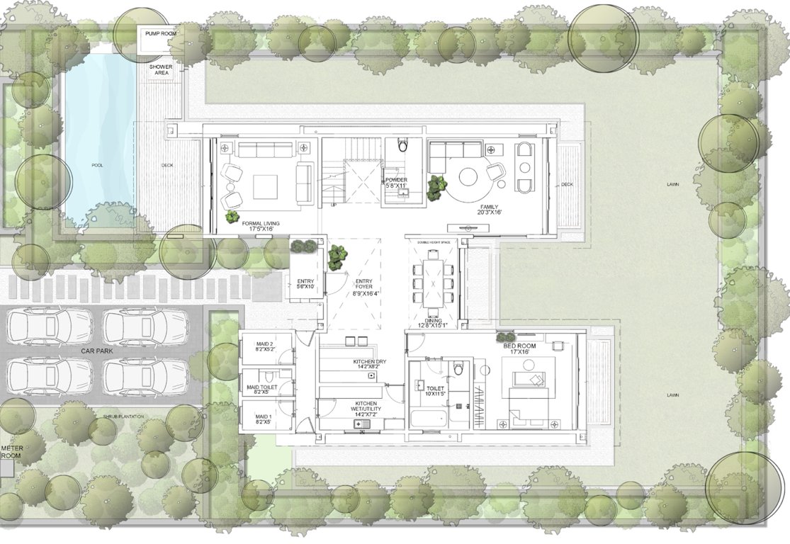 meraki Floor Plan Ground Floor Plan