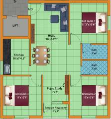Floor Plan one-uptown Floor Plan Floor Plan