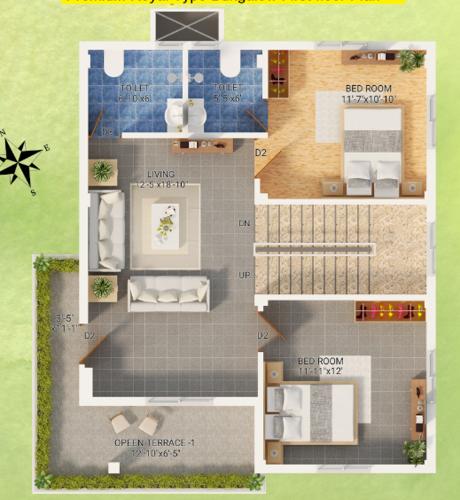  sunshine-green-city Floor Plan First Floor Plan