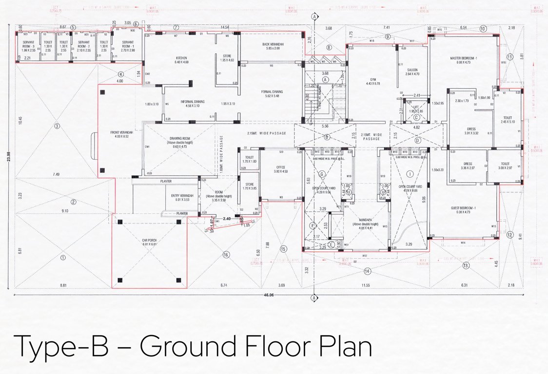  the west park Floor Plan Ground Floor Plan