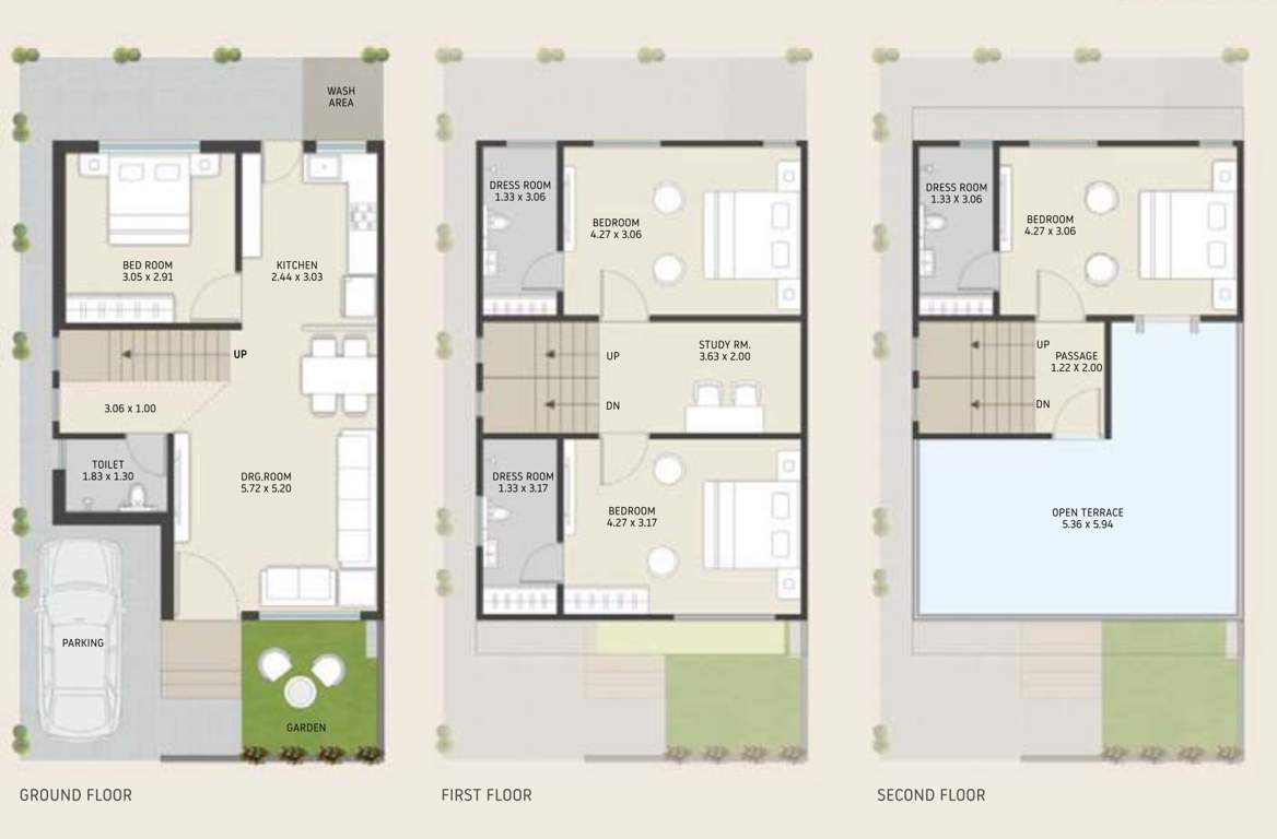  bunglows Floor Plan Floor Plan