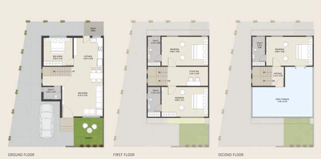  bunglows Floor Plan Floor Plan