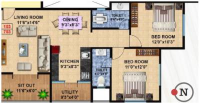  latika-heights Floor Plan Floor Plan